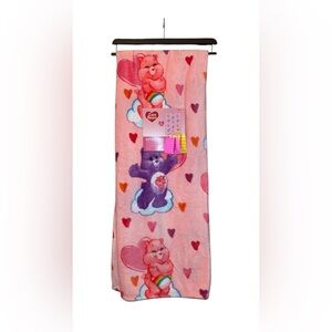 Care Bears Pink and Purple Blanket